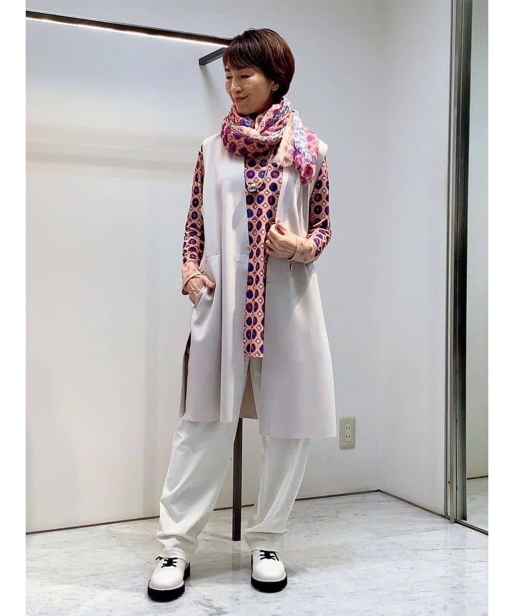 ドットスクエアAラインデザインチュニック