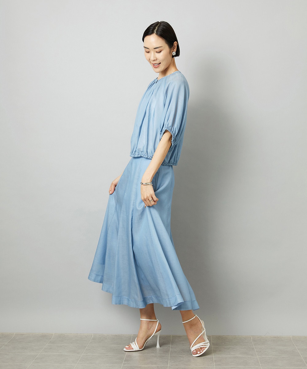 【SKIRT #2】軽やかなデニムライクスカート_5