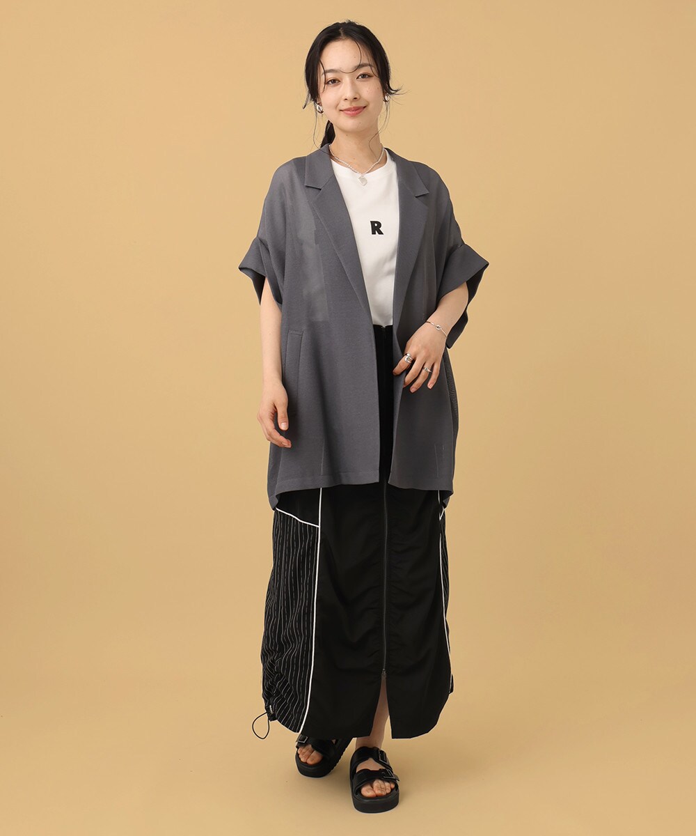 ハーフスリーブメッシュジャケット