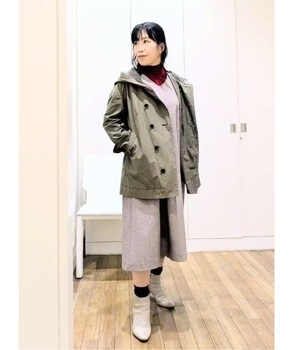 品よくレディに着こなせるジャンパースカート