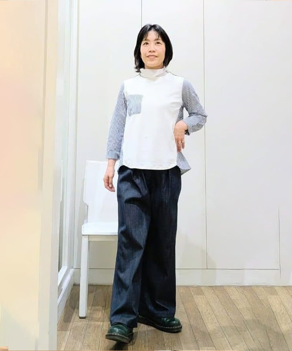 テクニックいらずに着られる一着