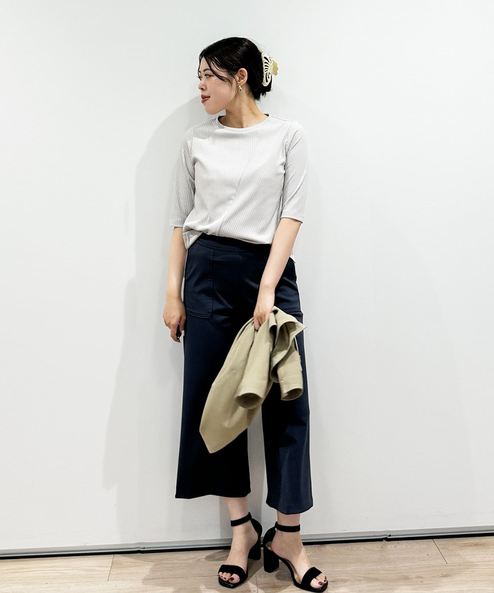 ついつい手に取りたくなるジャージーガウチョパンツ