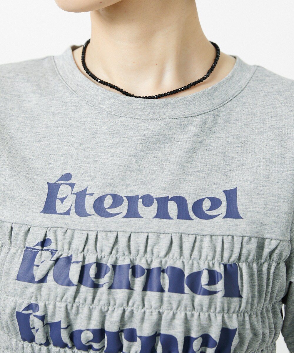 シャーリングロゴTシャツ画像2