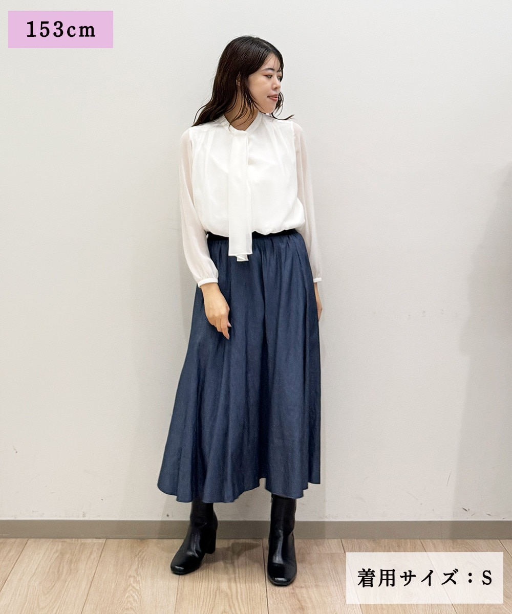 【欲しいアイテム：スカート】ロングシーズン着られるレディなスカート