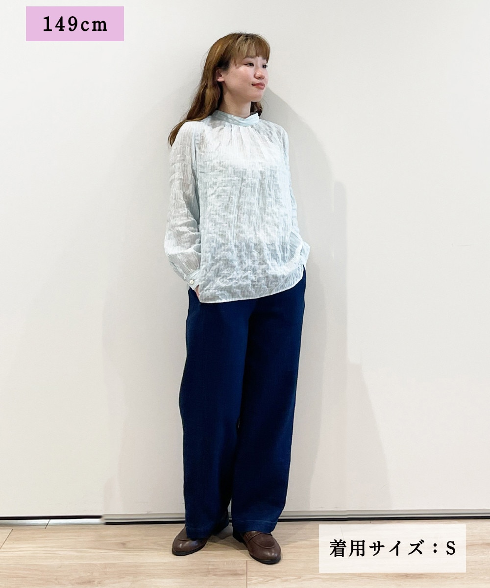 ふんわり柔らかなナチュラルブラウス