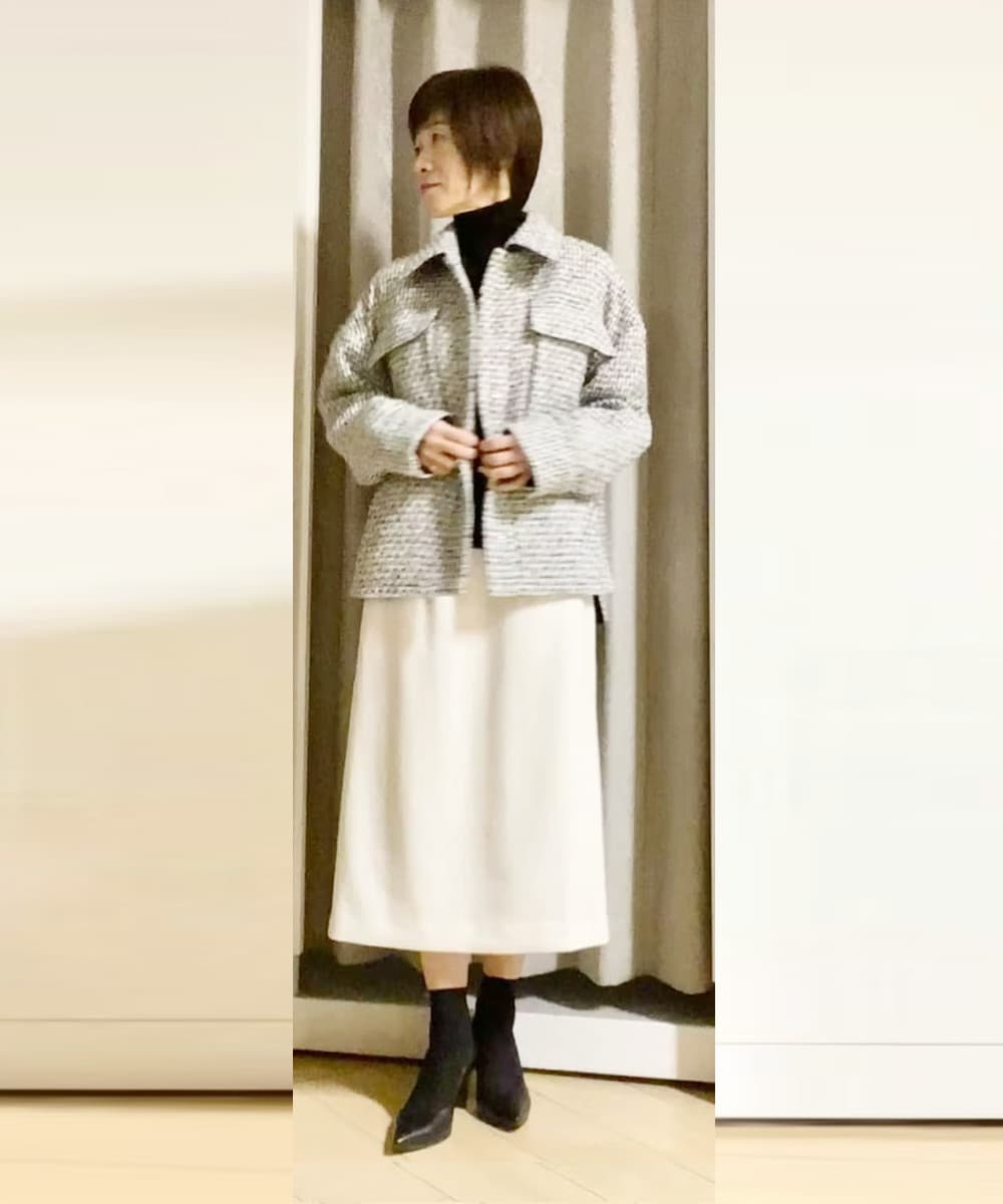 着席でも立食でもきれいに見える洗練コーデ