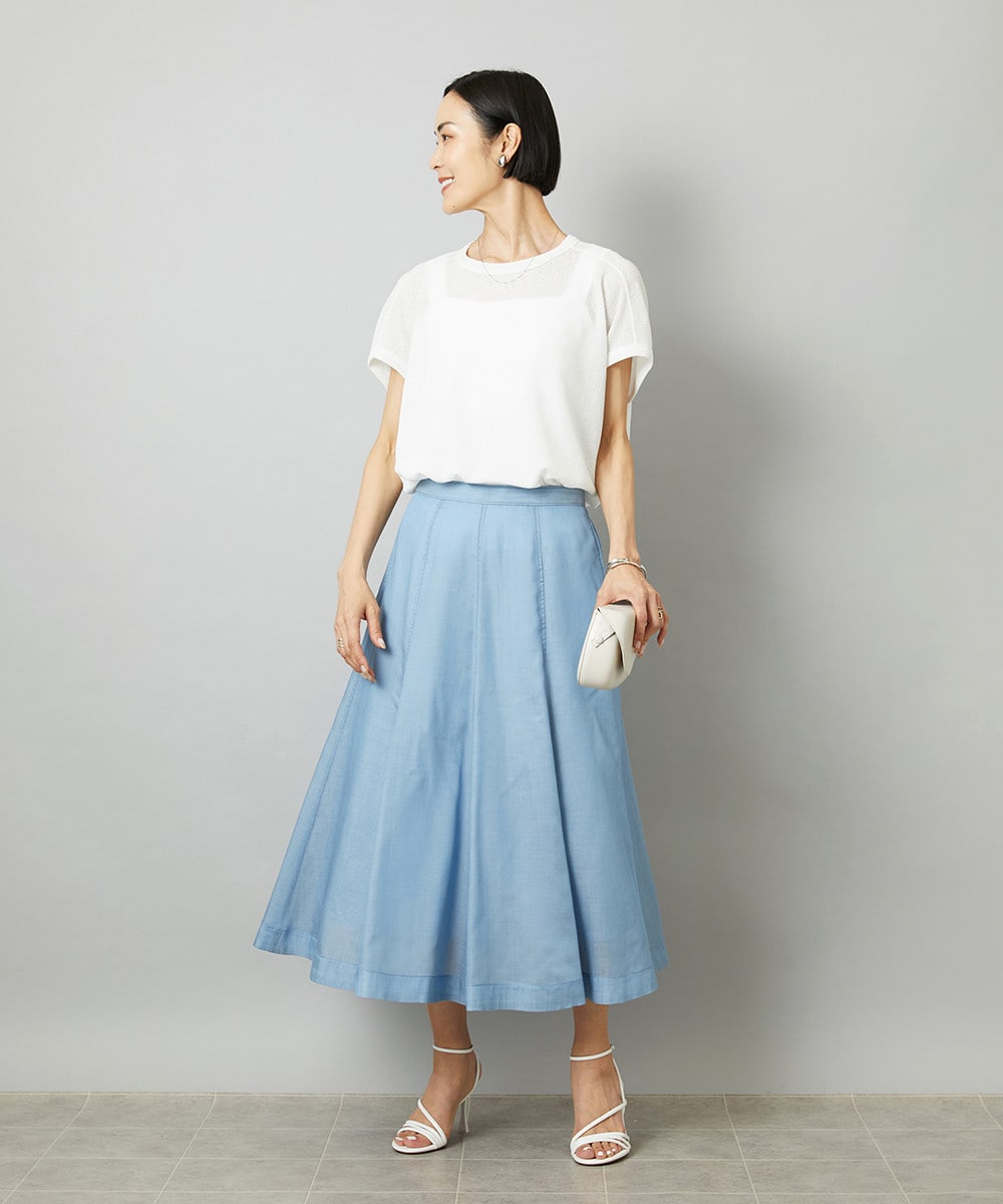 【SKIRT #2】軽やかなデニムライクスカート_6