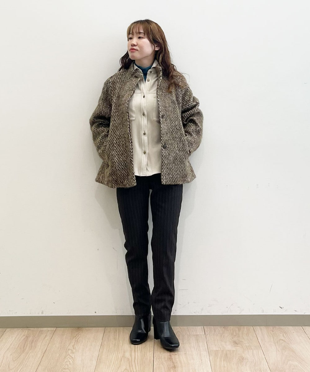 今年注目度の高いシャギーコート！