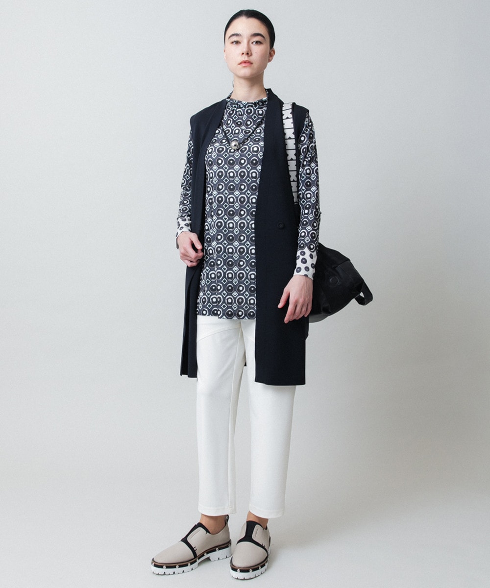 ドットスクエアAラインデザインチュニック