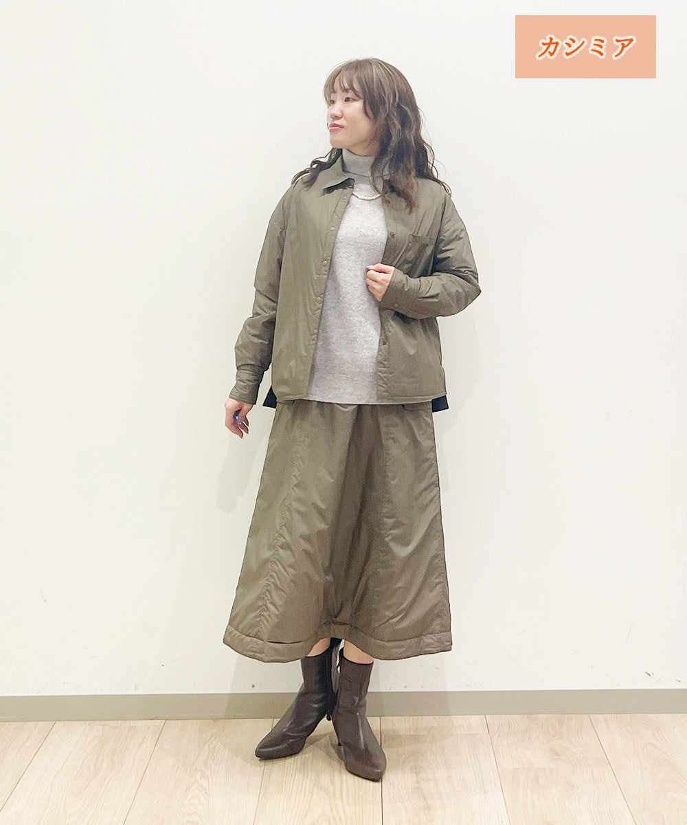 冬の装いを格上げするカシミアニット