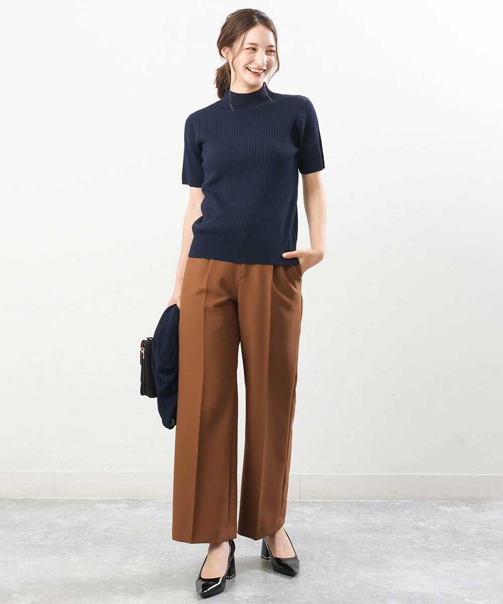 MK ミッシェルクランのカラーニットアンサンブルを使った画像2