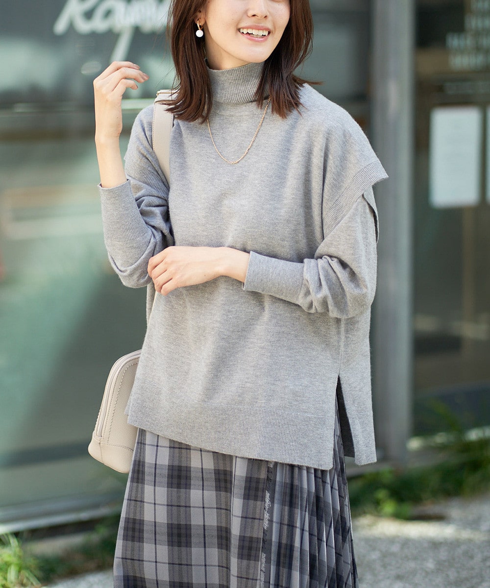 マルチウェイレイヤードニット