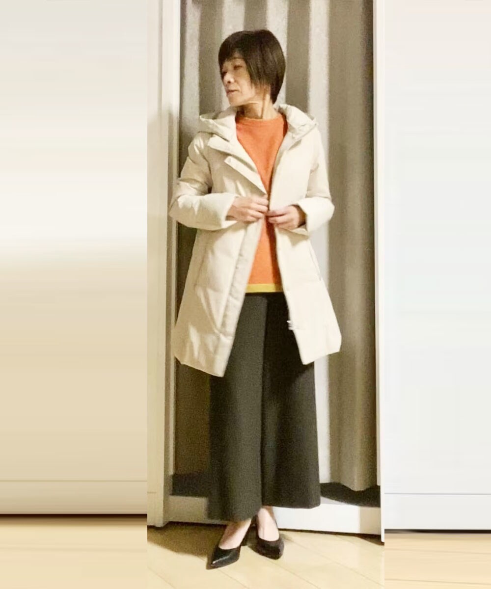 軽やかで動きやすく、紅葉散歩に