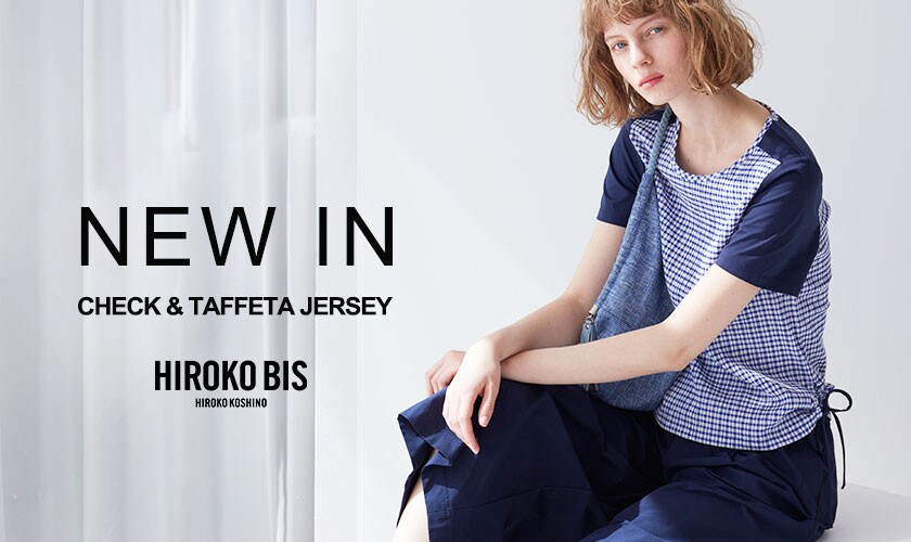 【NEW IN】CHECK & TAFFETA JERSEY