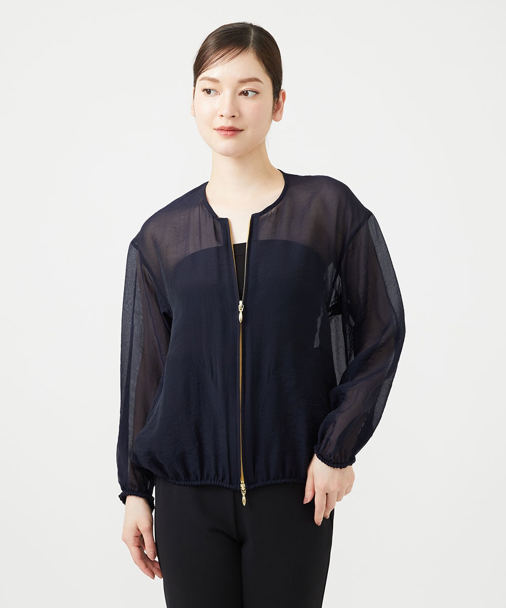 オーガンジーブルゾン