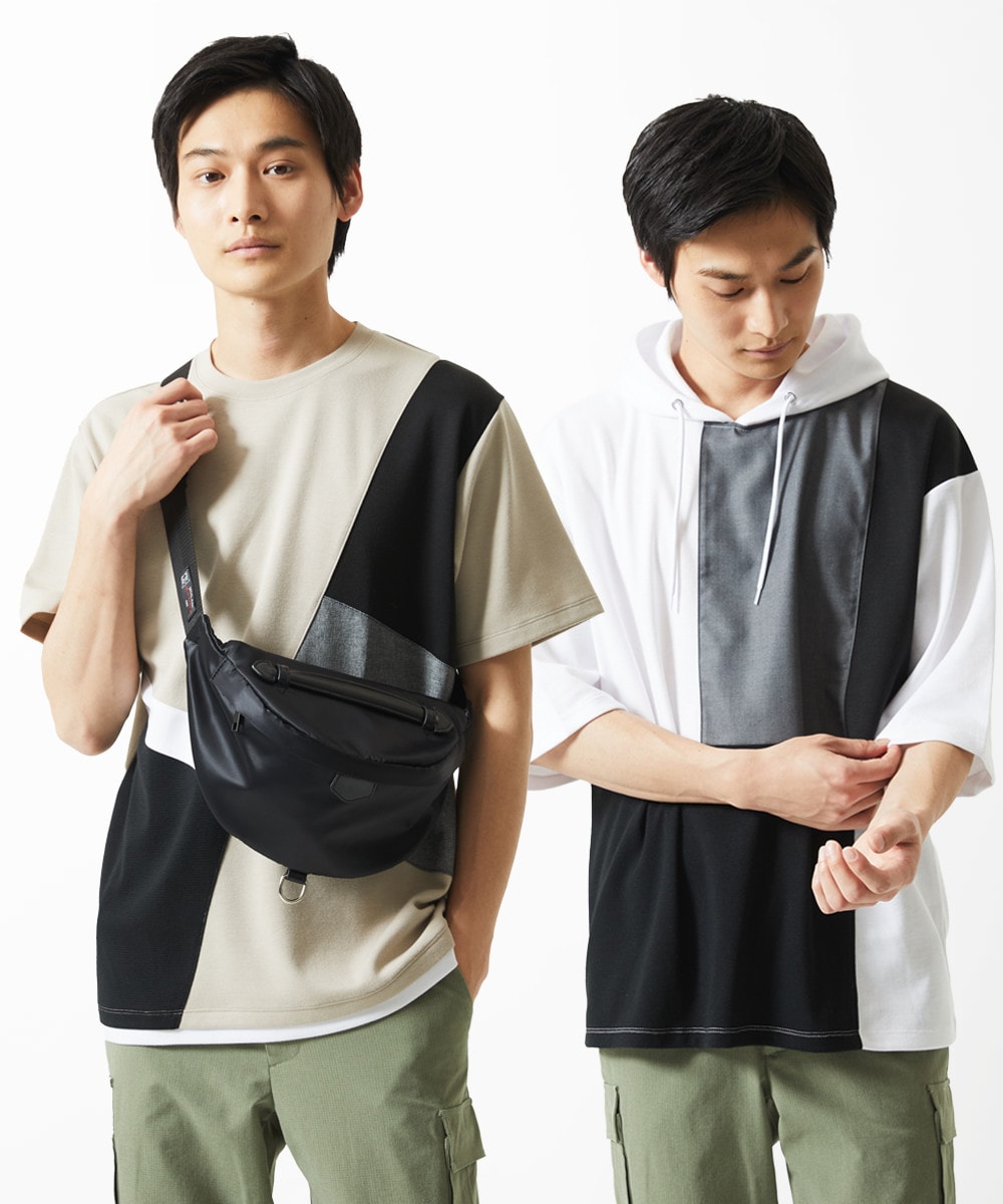 【接触冷感】COOLタッチブロックTシャツ
