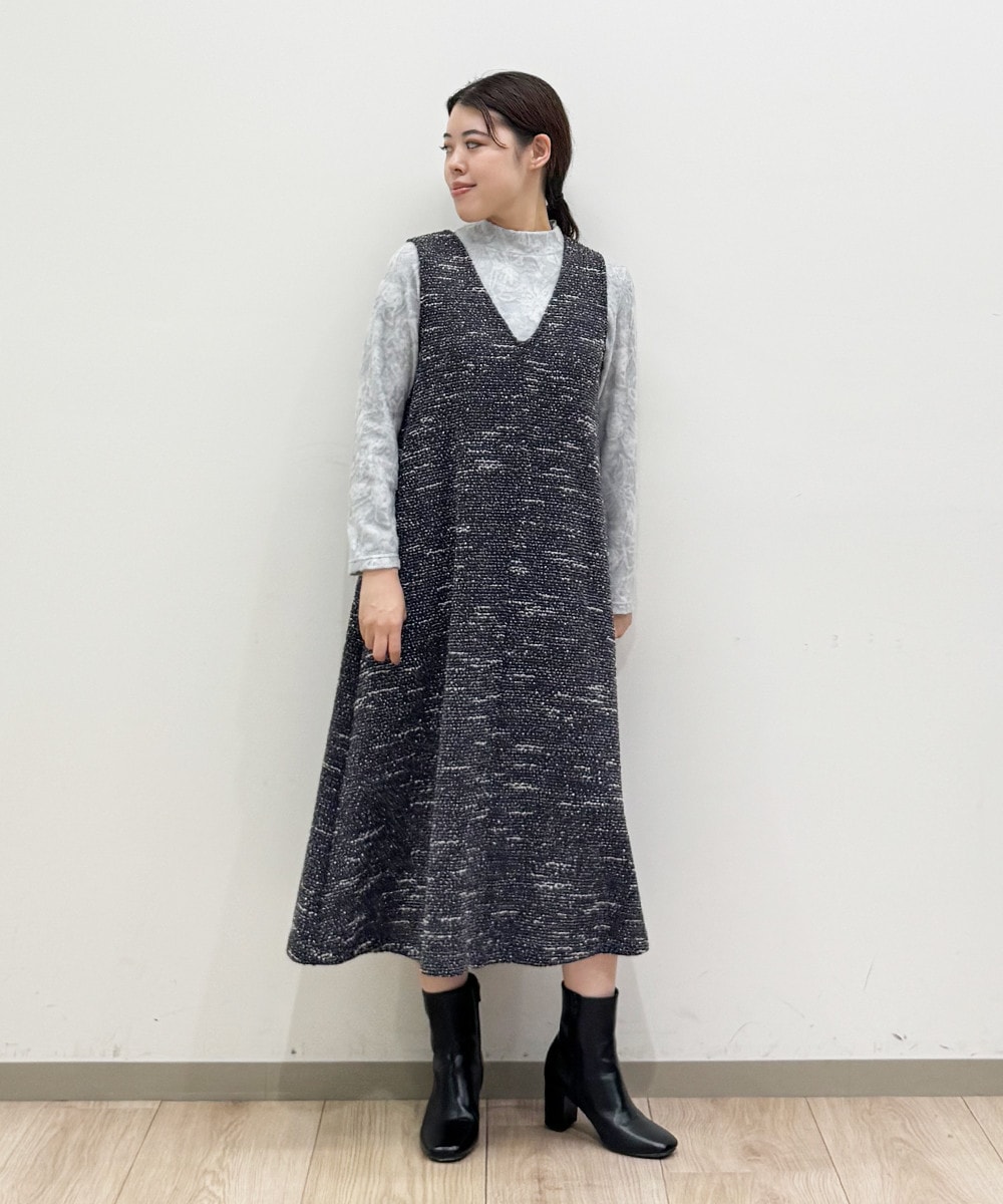 きれいめにもカジュアルにも、着回し力の高いワンピ