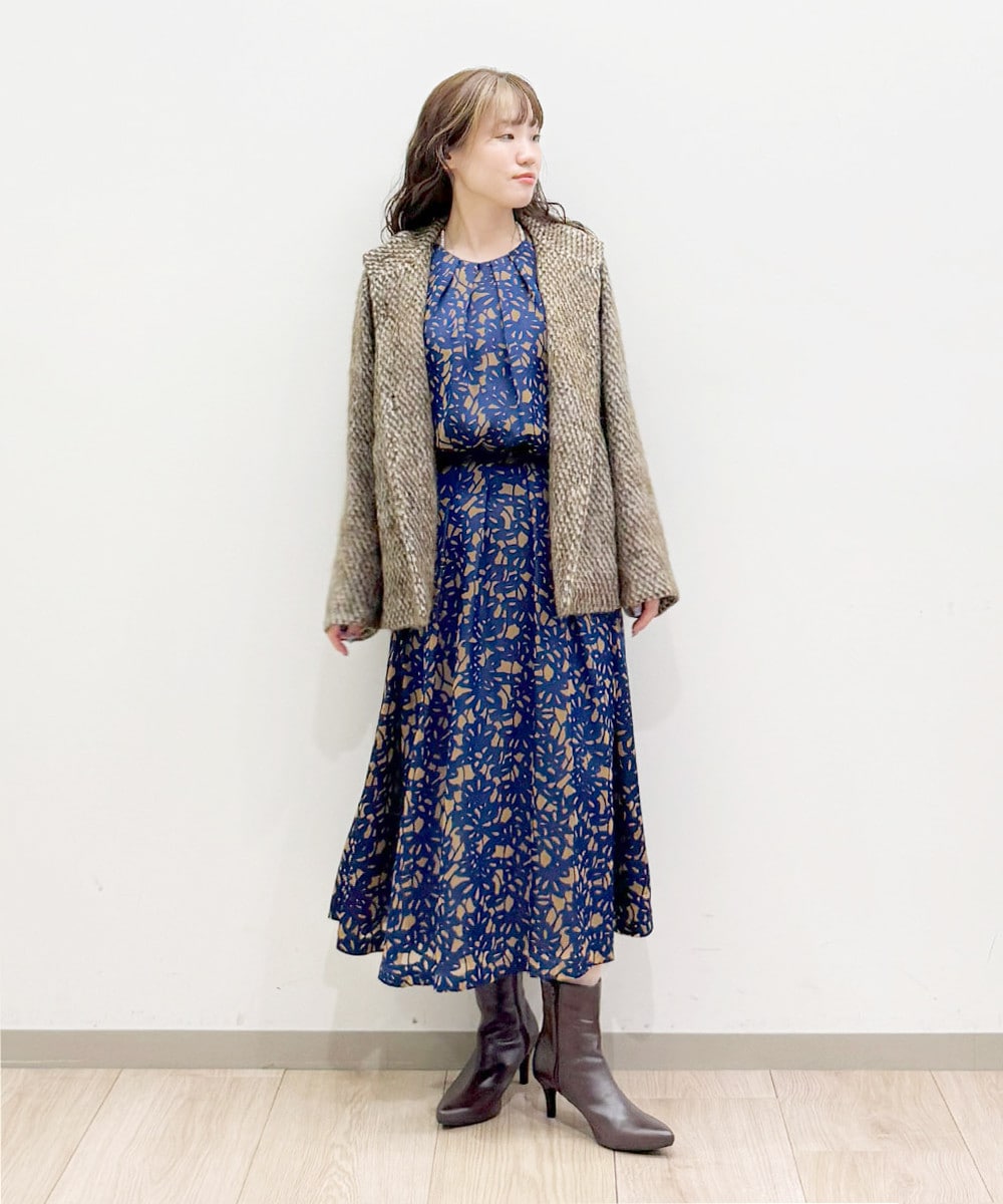 素材で魅せる存在感抜群の一着