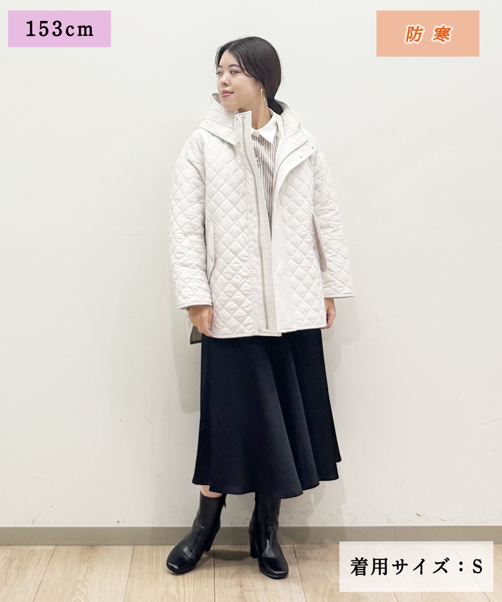 洗練された防寒力の高いコート