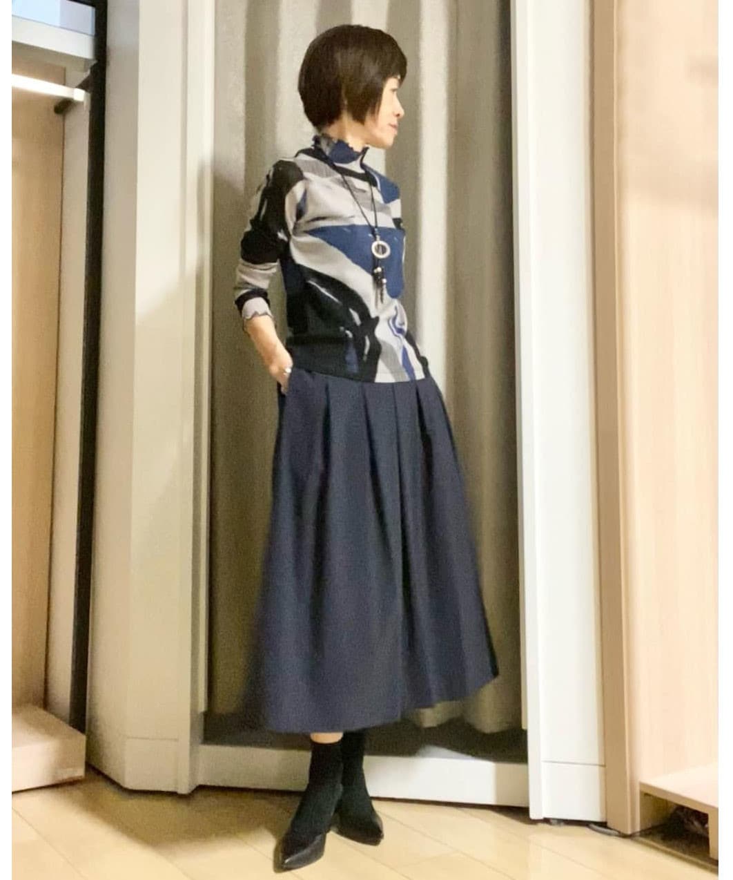 レイヤードのインナーにも大活躍
