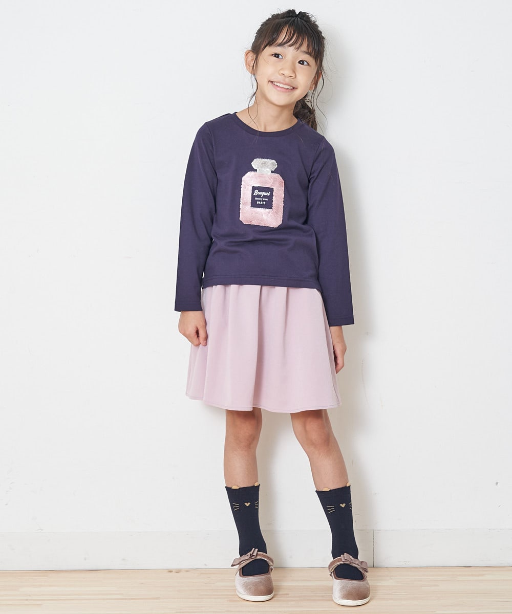 トゥインクルスパンコール長そでTシャツ