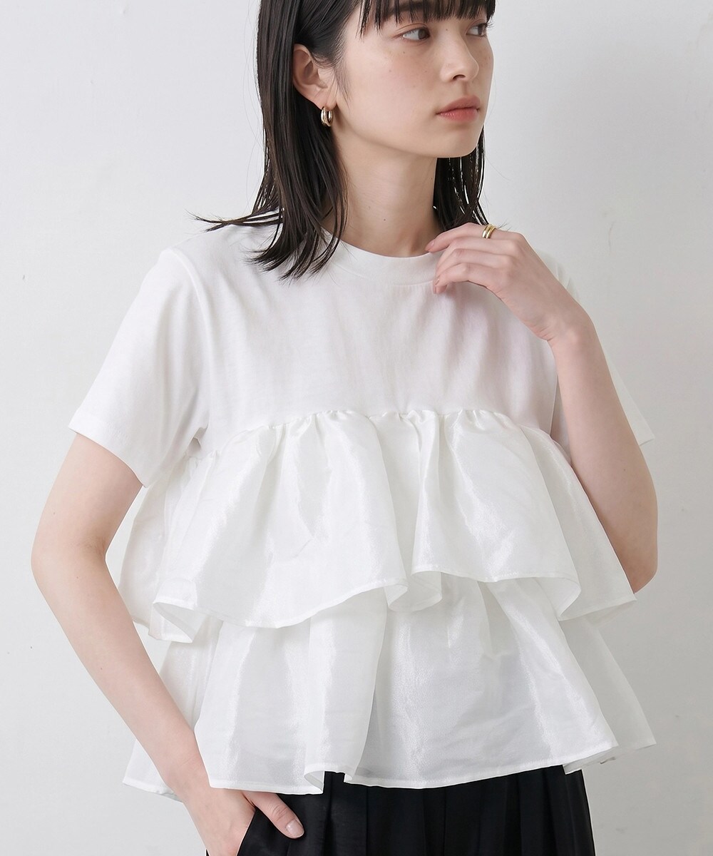 ティアードフリルTシャツ画像2