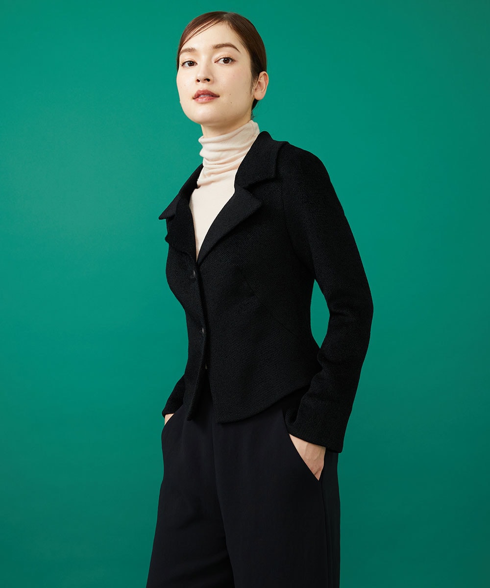 Black pant suit style