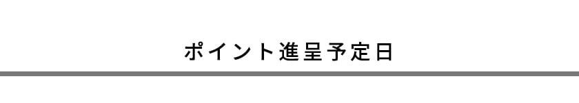 ポイント進呈予定日