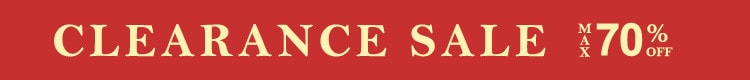 最大70%OFFクリアランスセール