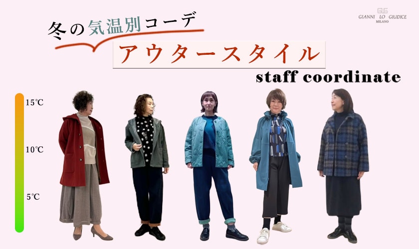 【スタッフコーデ】冬の気温別コーデをご紹介！