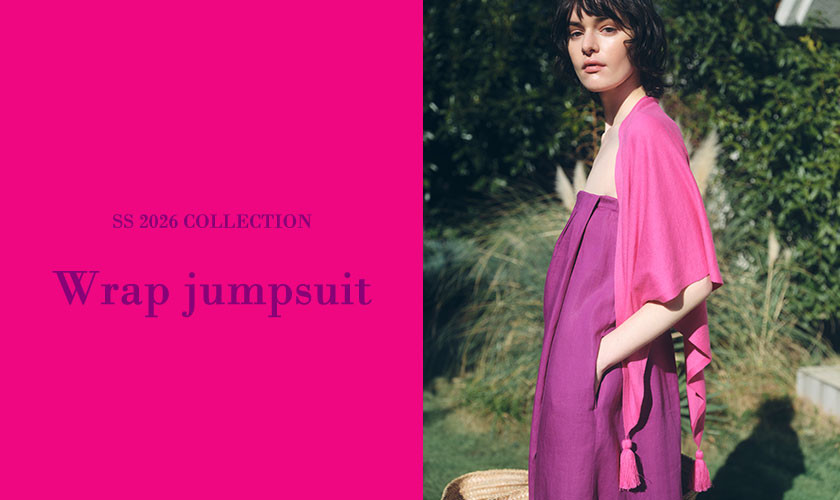 【S SYBILLA】SS26 - Wrap jumpsuit - 