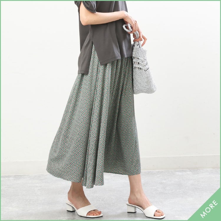 【新柄登場！】ストレスフリーが嬉しい人気スカートに新しい柄が登場しました