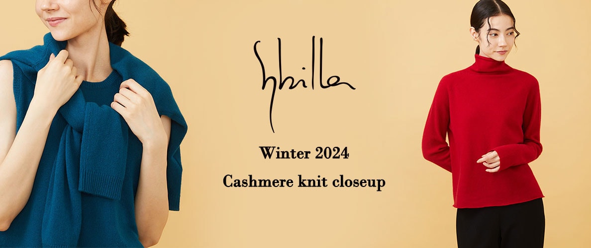Sybilla Winter 2024 - Cashmere knit closeup -