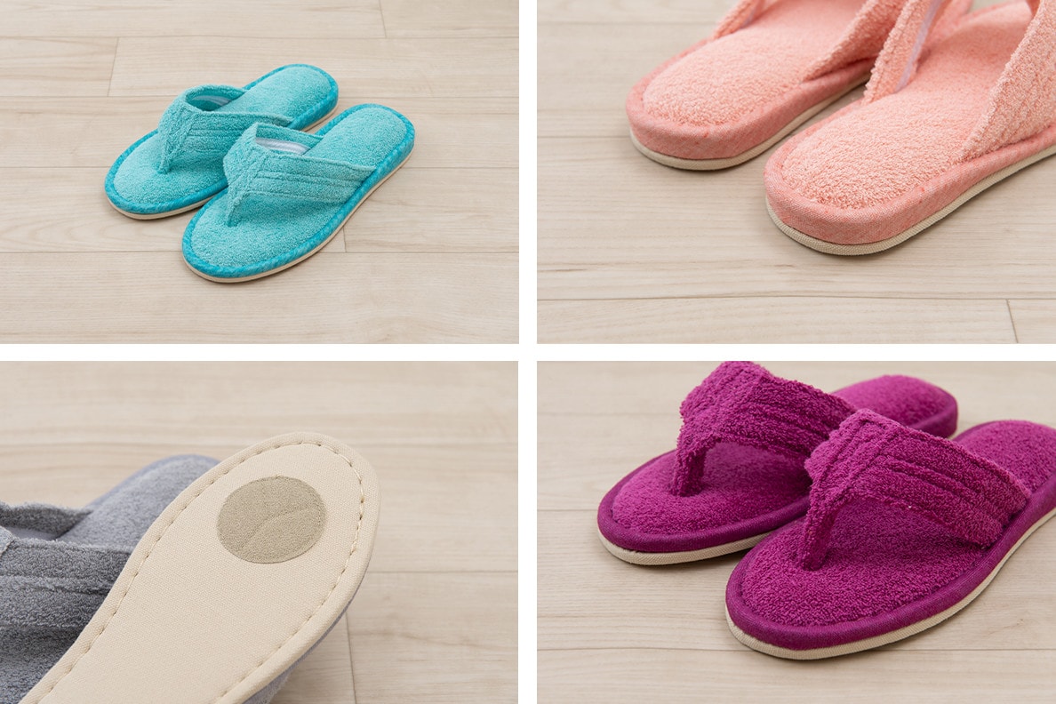 SDS/87o（ハナオ）タオル地スリッパ/モラ