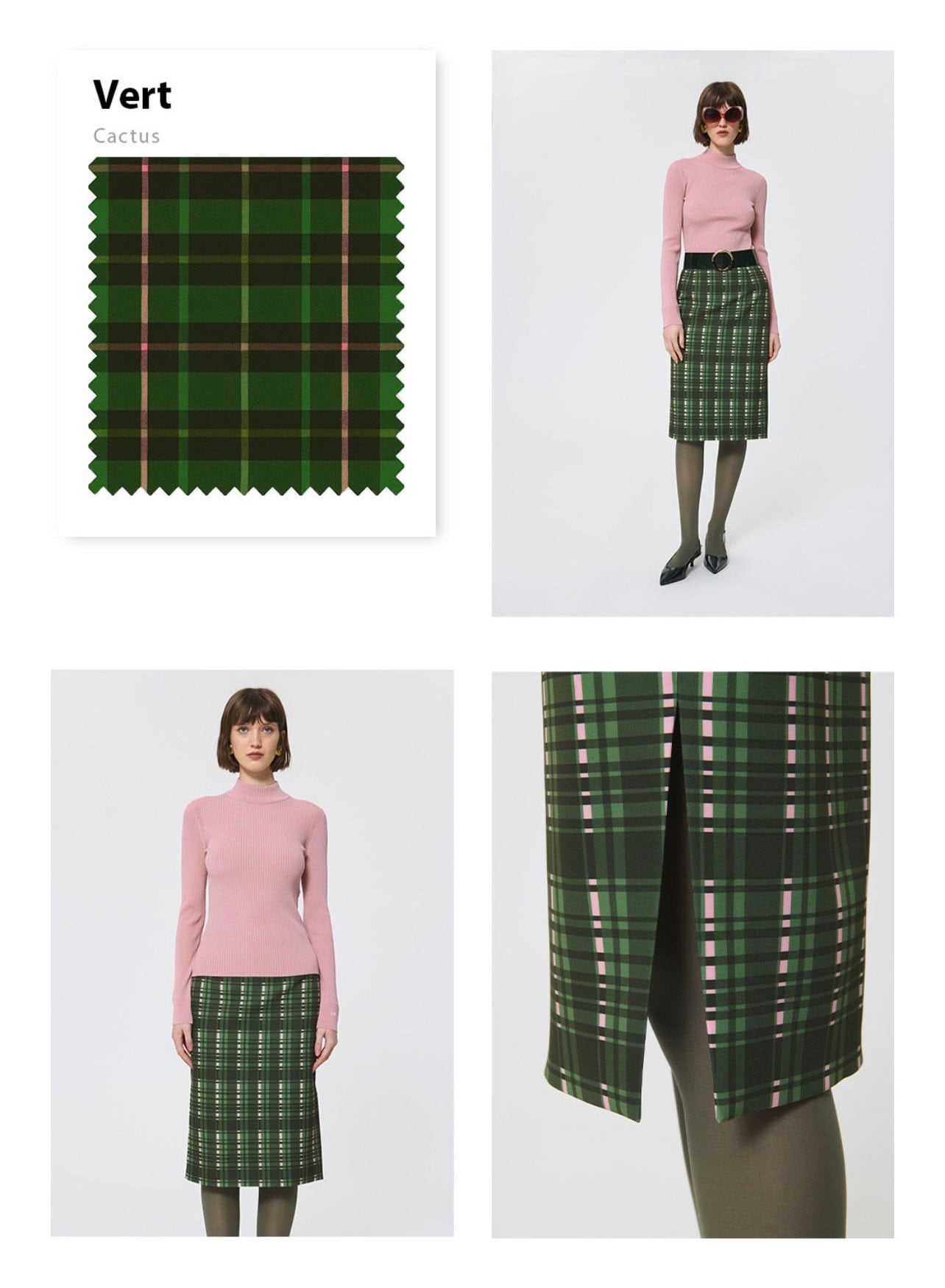 スコティッシュチェックスカート