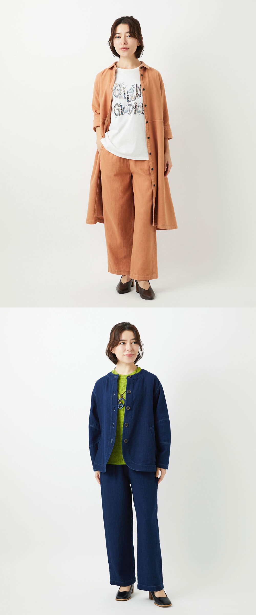 デニムで始める春。セットアップでおしゃれに決めて。