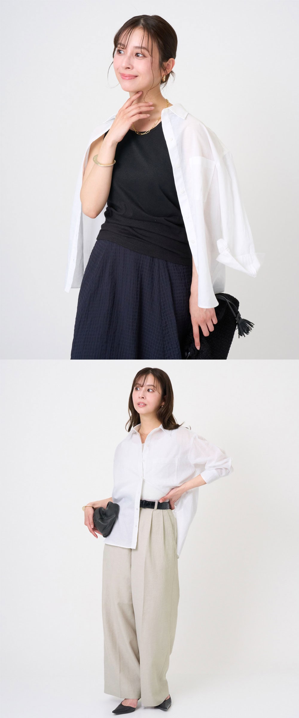 さらっと風をまとう、王道ホワイト