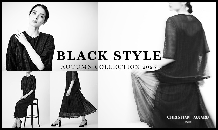  知的に華やぐ「ブラックスタイル」