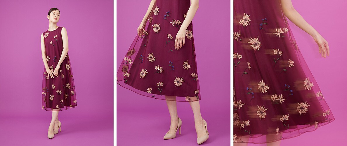 シックな 【Burgundy & beige】