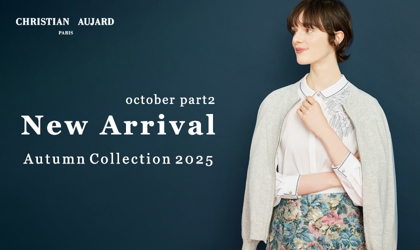 【NEW ARRIVAL】10月の新作第二弾をご紹介 / 装いを後押しする羽織りアイテムも登場