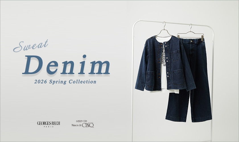 【GEORGES RECH】Sweat Denim　2026 SpringCollection
