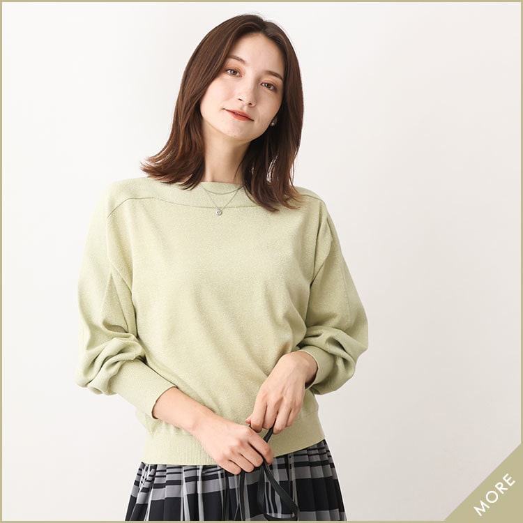 【ショップ人気NO.1】ラメ感が大人可愛いニット