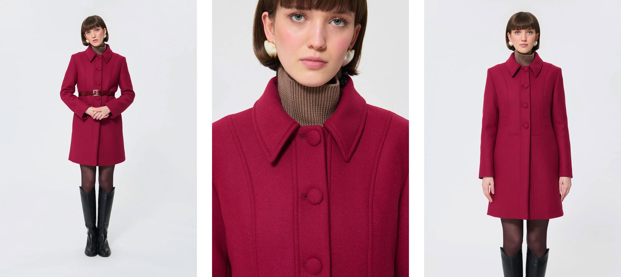 ウールメルトンコート