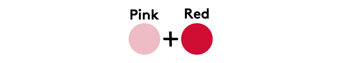 Pink＋Red