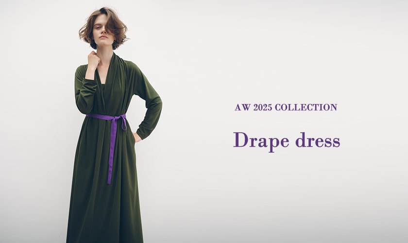 【S SYBILLA】AW25 - Drape dress -