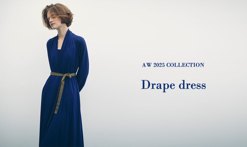【S SYBILLA】AW25 - Drape dress -