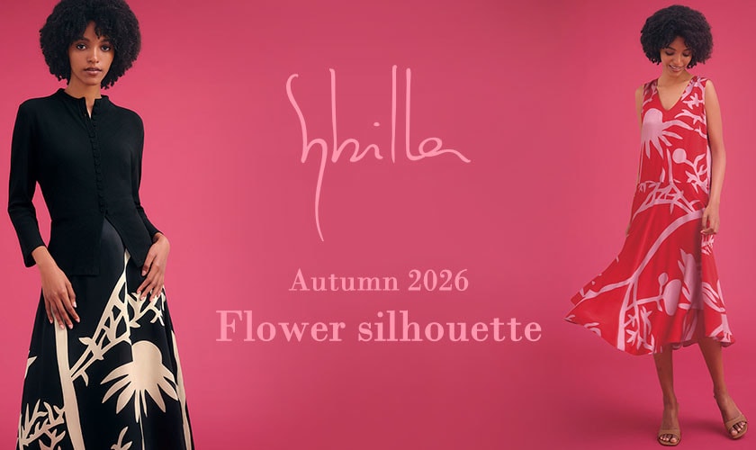 Sybilla AW26 - Art flower silhouette -