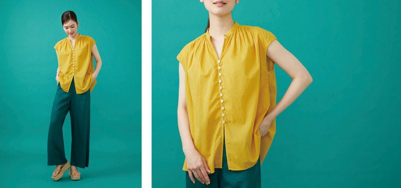 French sleeve blouse