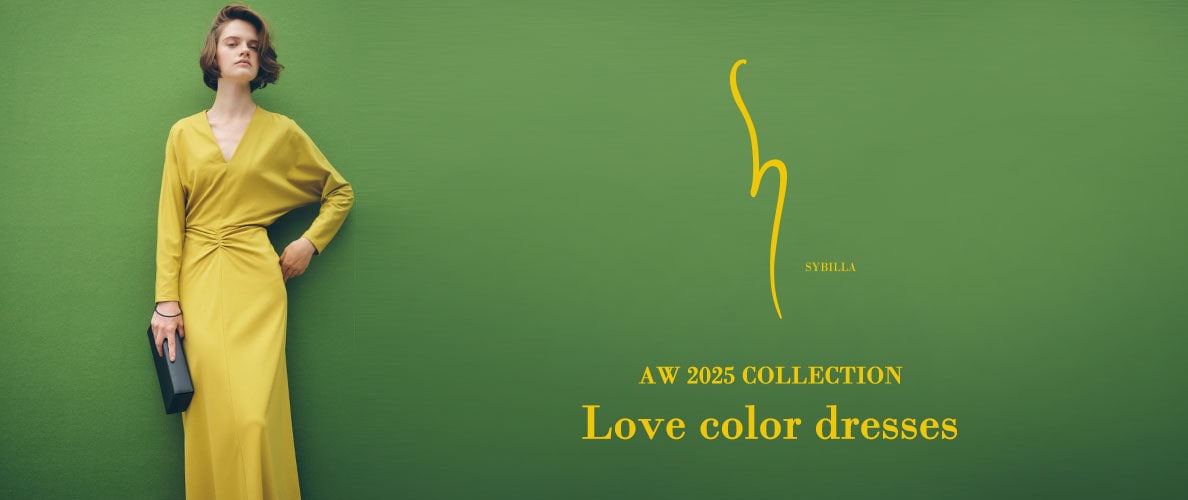 【S SYBILLA】AW25 - Love color dresses - 