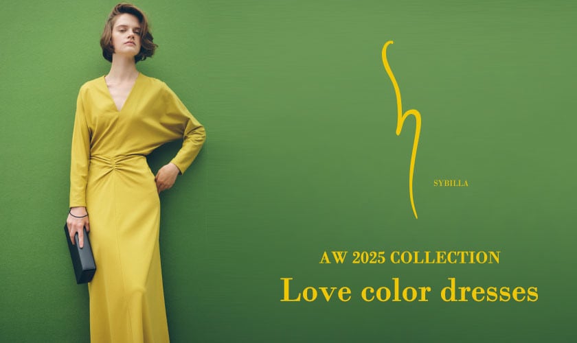 【S SYBILLA】AW25 - Love color dresses - 